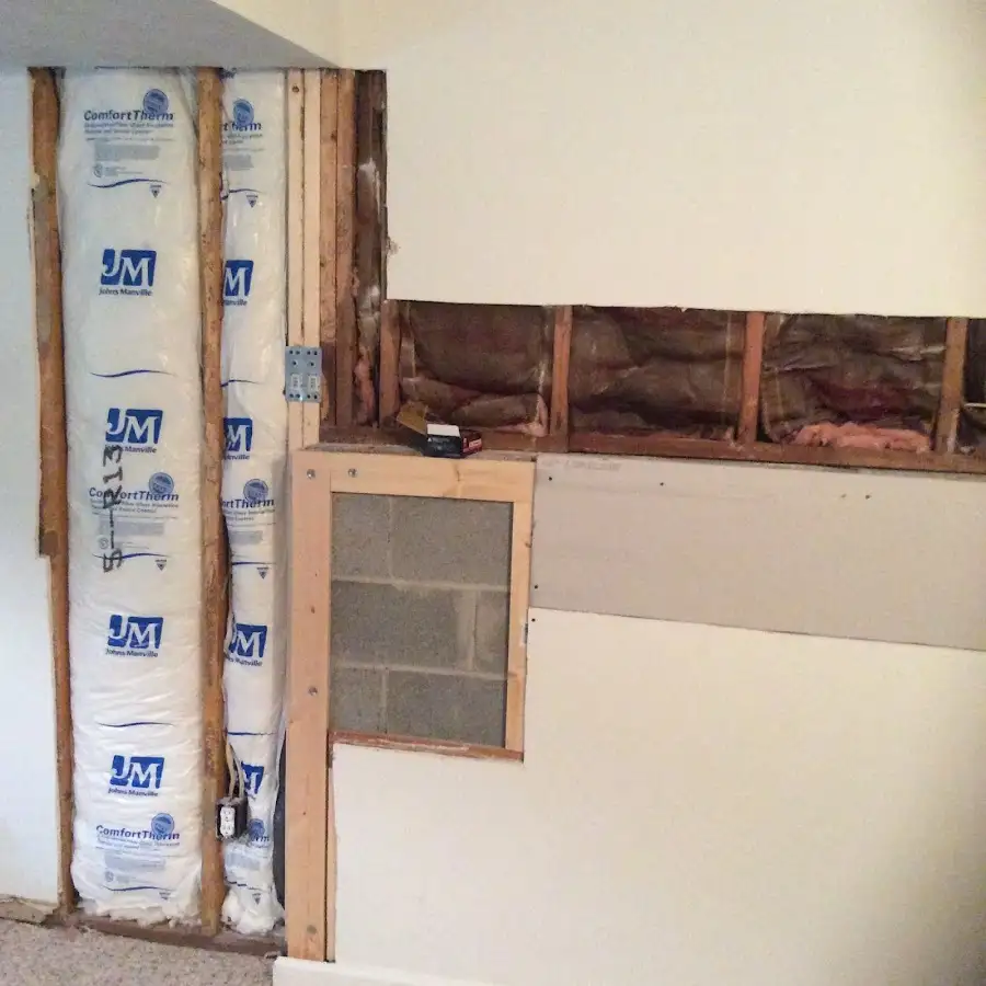 Wall insulation replacement during Contents Cleaning & Restoration in Grosse Pointe Woods